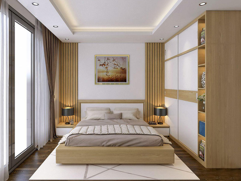 bộ nội thất phòng ngủ gỗ công nghiệp hiện đại đẹp giá rẻ cho chung cư, nhà ống ở tphcm
